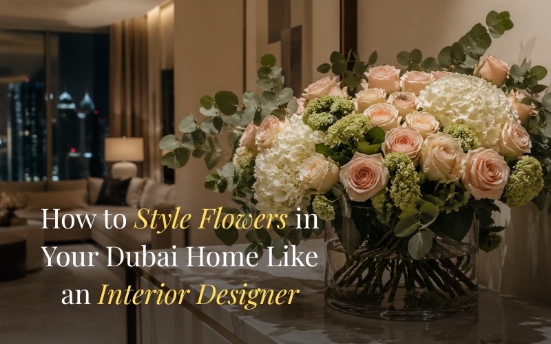 How to Style Flowers in Your Dubai Home Like an Interior Designer