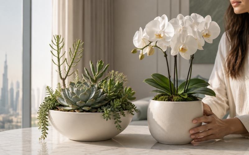 Succulents vs. Orchids: 5 Key Differences for Dubai Summer Survival